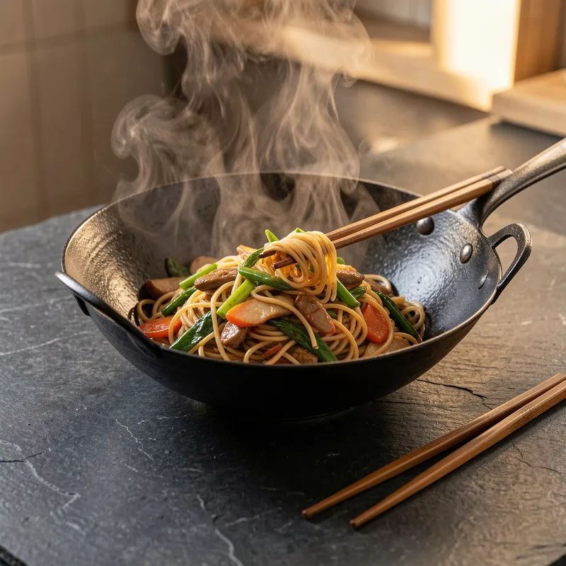 Cuisine au wok